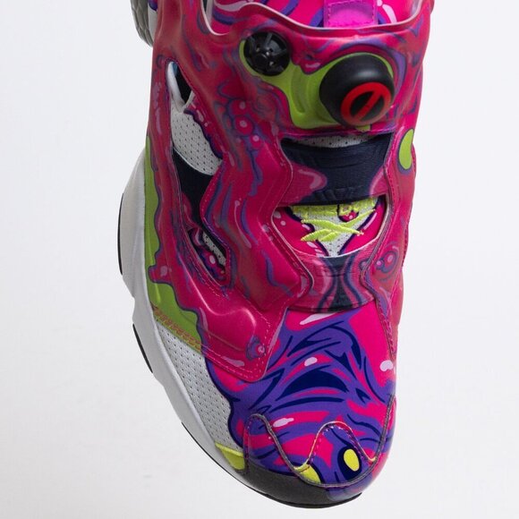 NEW Reebok Instapump Fury Ghostbusters Sneaker Pink Slime - Picture 8 of 16